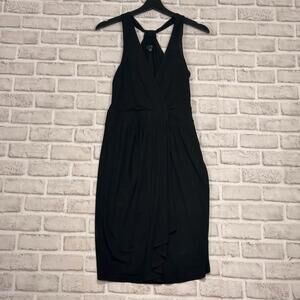 Saba Black Jersey Sleeveless‎ Dress Women's 6 Little Black Dress